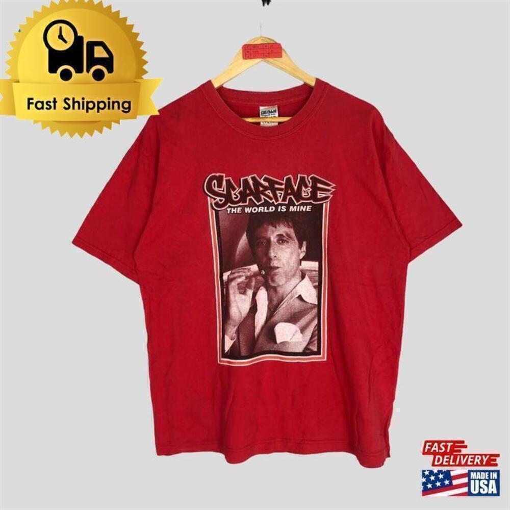 Scarface Tony Montana Al Pacino Movie Retro Graphic Unisex T-Shirt